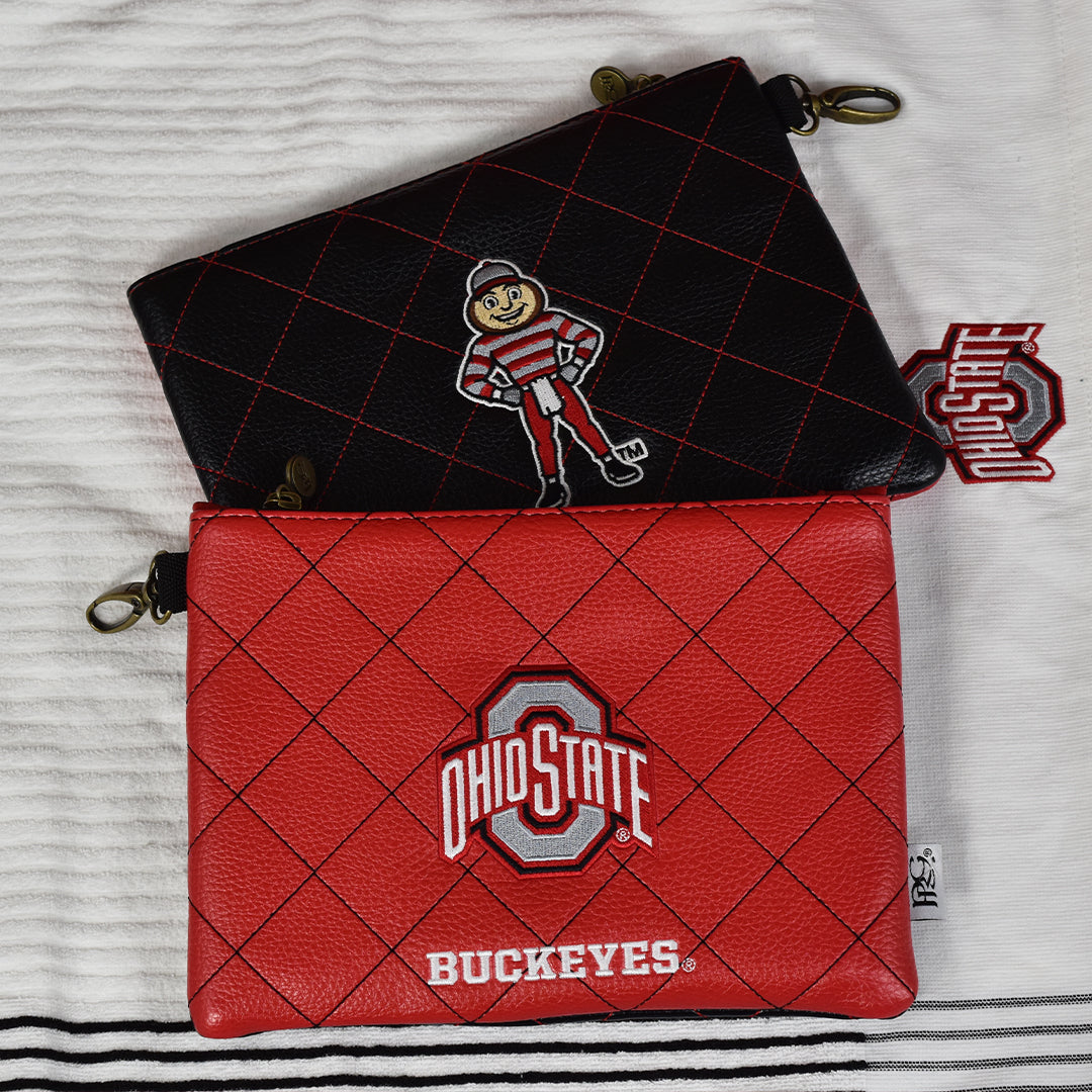 Ohio State University Quilt Stitch Premium Zip Tote Bag