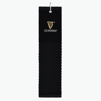 Guinness Harp Tri Fold Towel