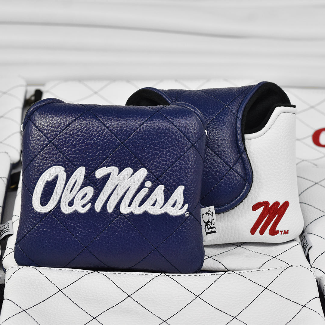 University of Mississippi Quilt Stitch Mallet Putter Cover