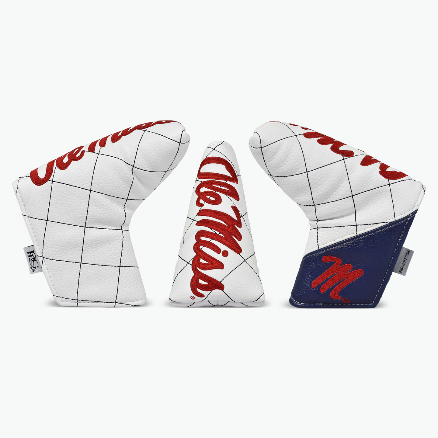 University of Mississippi Quilt Stitch Blade Putter Cover