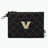 Vanderbilt University Quilt Stitch Premium Zip Tote Bag