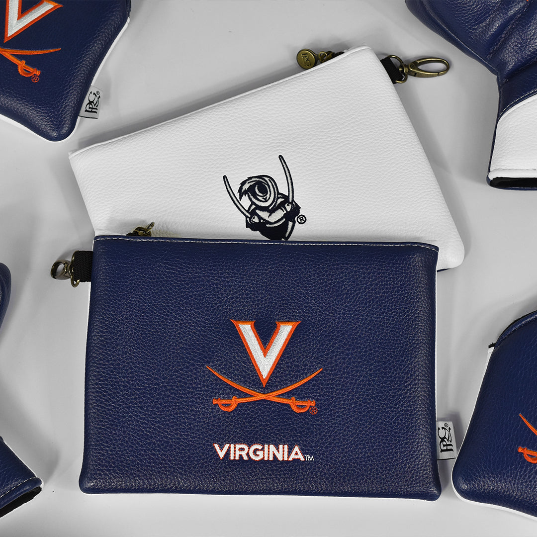 University of Virginia Two Tone Premium Zip Tote Bag