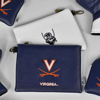 University of Virginia Two Tone Premium Zip Tote Bag