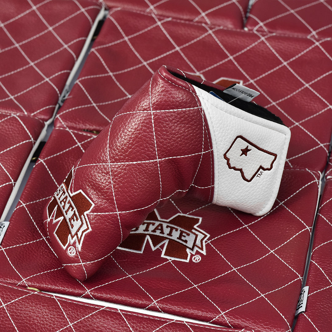 Mississippi State University Quilt Stitch Blade Putter Cover