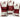 University of Alabama Heritage Horizon Wood Covers (White/Deep Red)