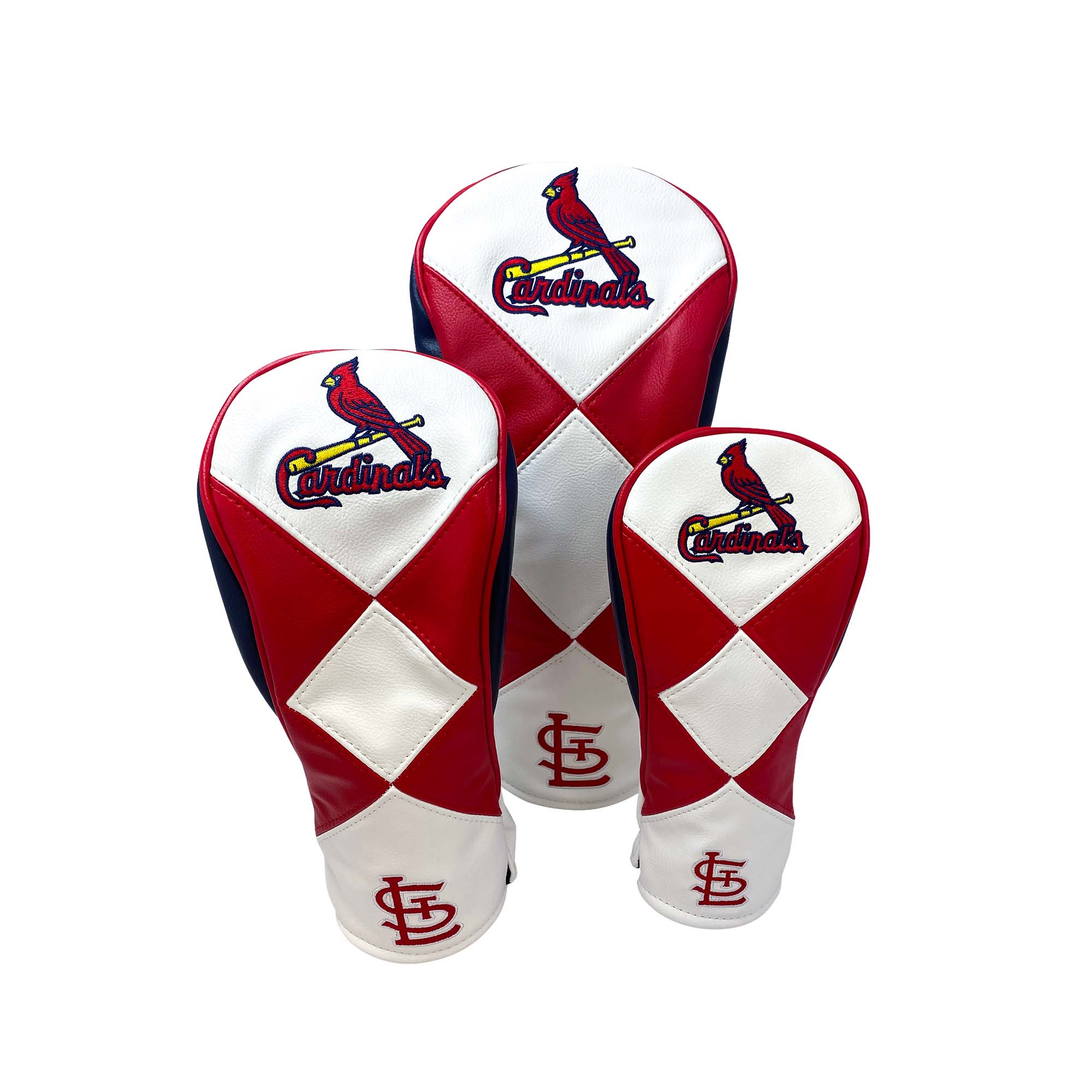 St. Louis Cardinals Heritage Solitaire Headcovers (Red/White/Blue)