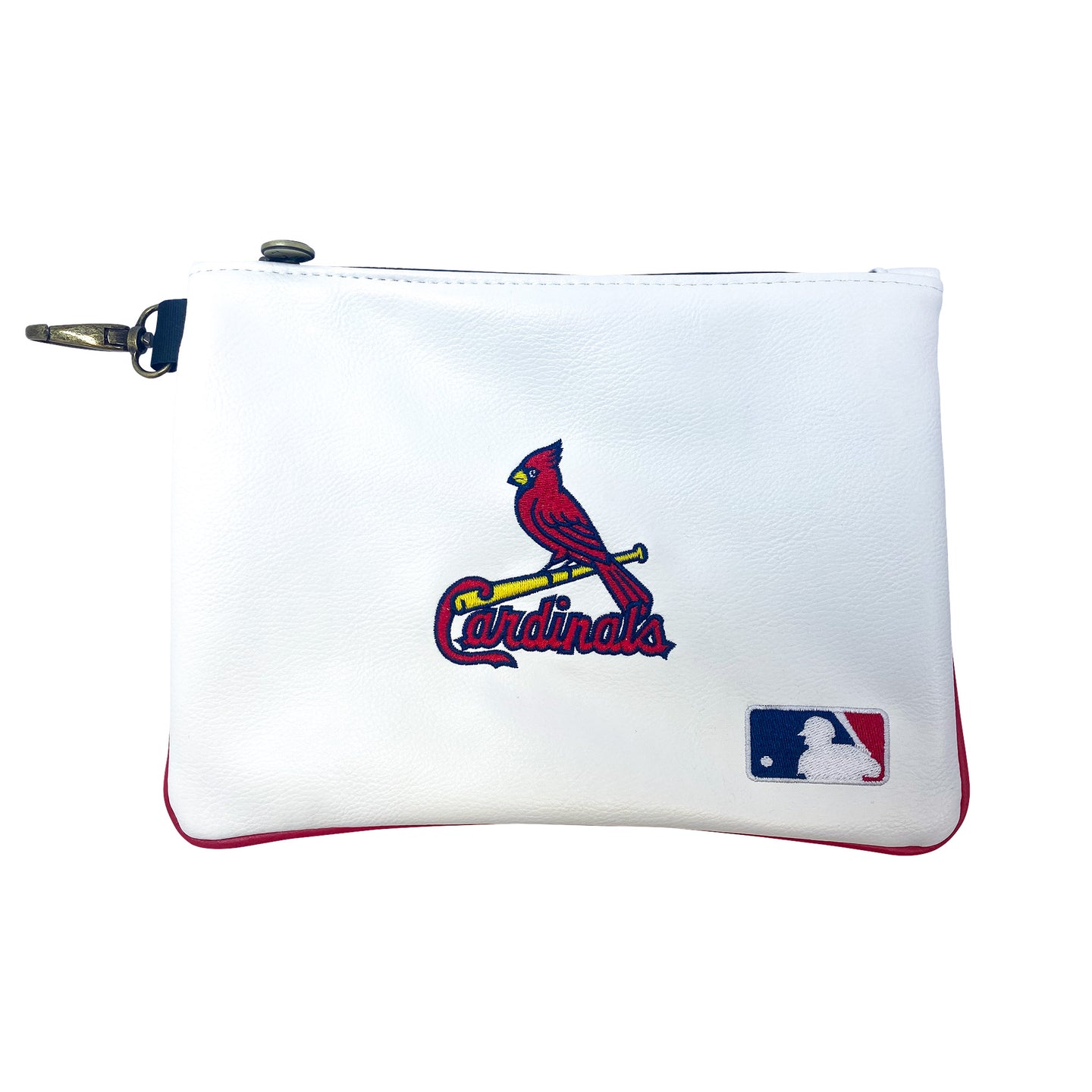 St. Louis Cardinals Studio Premium Zip Tote (White)