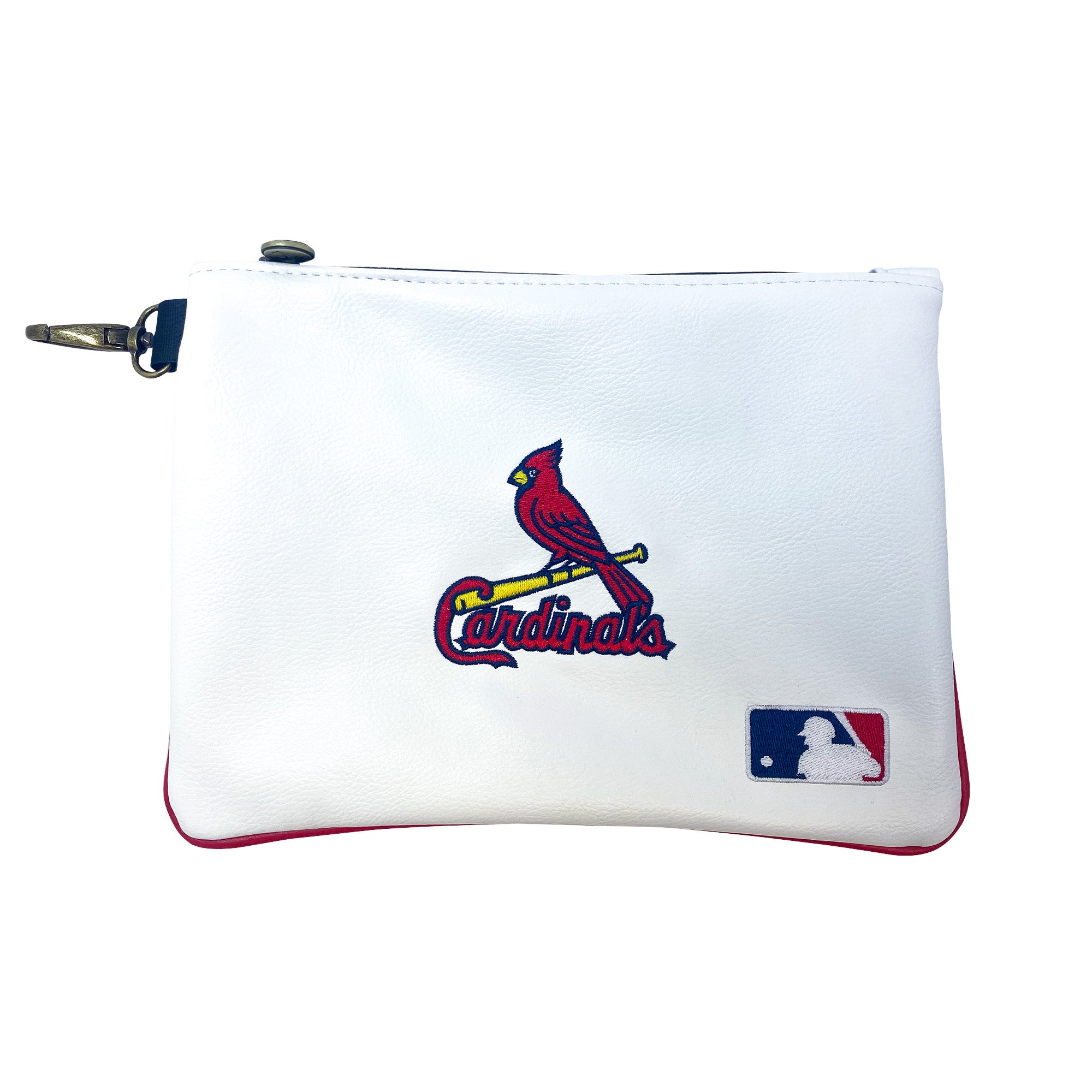 St. Louis Cardinals Studio Premium Zip Tote (White)