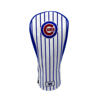 Chicago Cubs Headcovers (White/Blue Pinstripe)