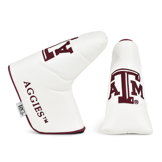 Texas A&M Blade Putter Cover (White)