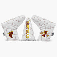 Iowa State University White Quilt Stitch Blade Putter Cover