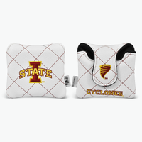 Iowa State University White Quilt Stitch Vintage Mallet Putter Cover
