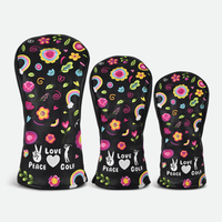Peace, Love & Golf Wood Covers