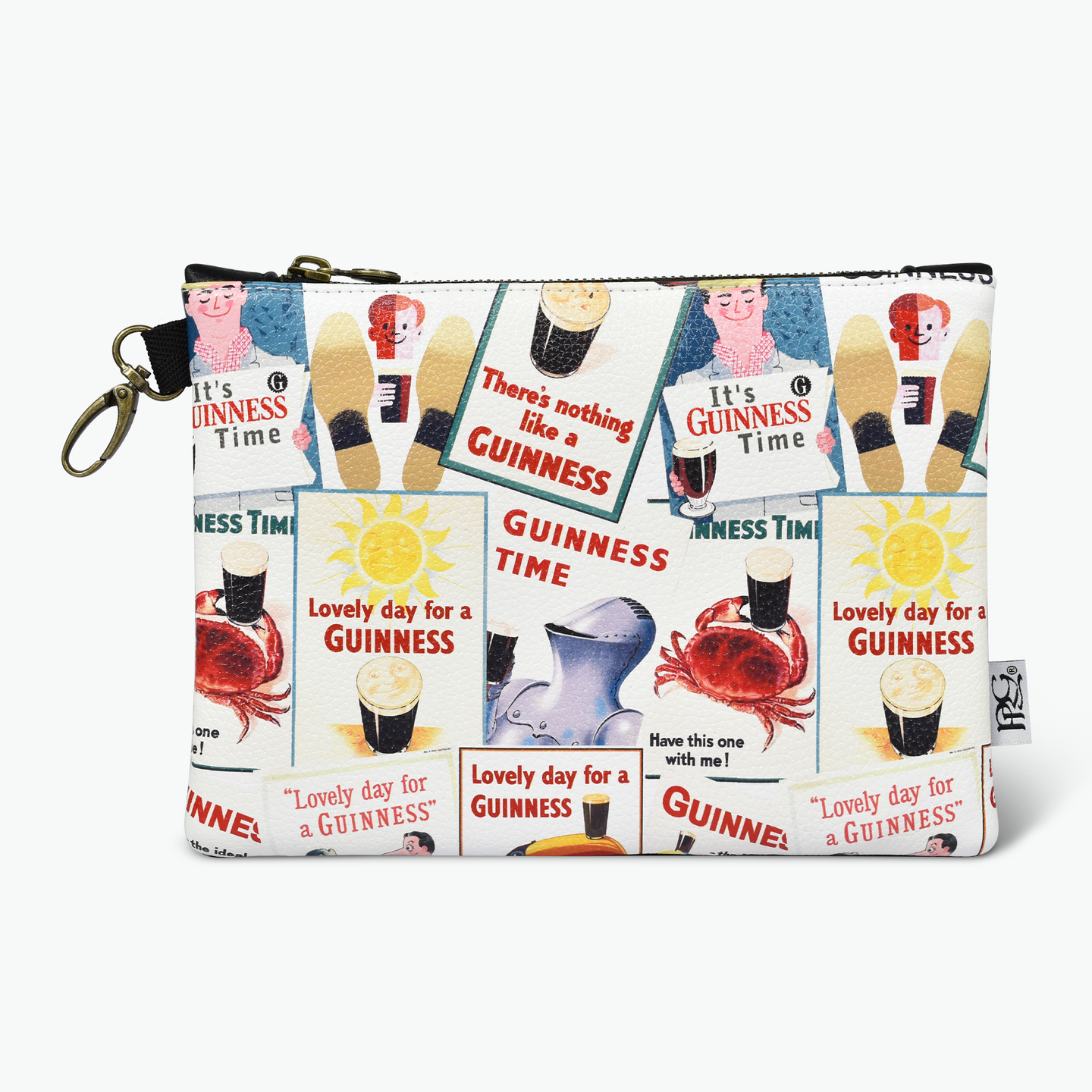 Guinness Icon Zip Tote Valuables Pouch