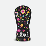 Peace, Love & Golf Wood Covers