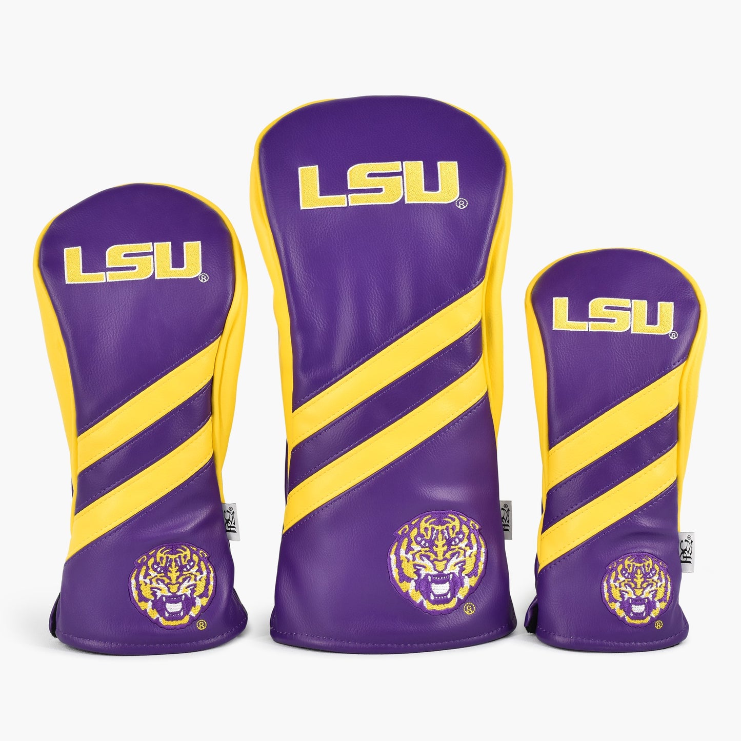 LSU Tigers Track Wood Covers (Purple/Yellow)