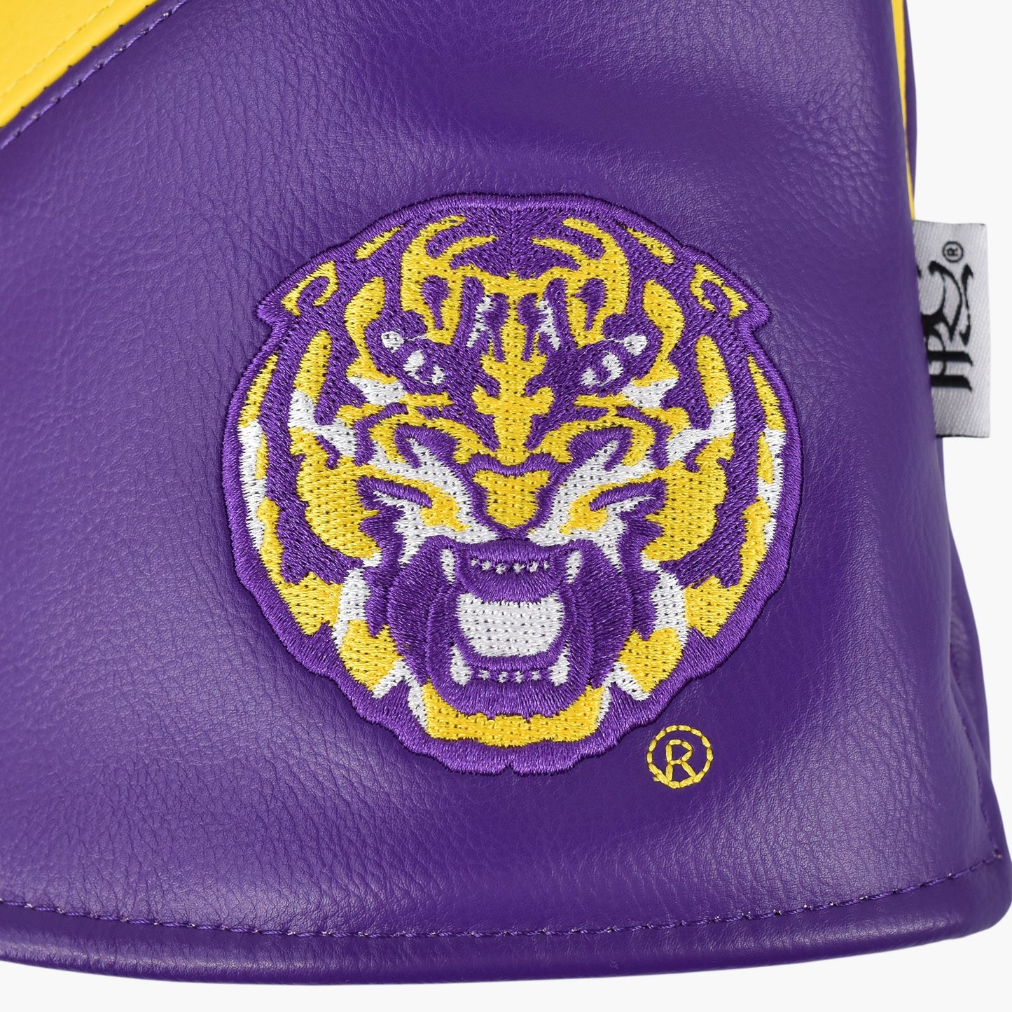 LSU Tigers Track Wood Covers (Purple/Yellow)