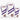LSU Tigers Track Wood Covers (White/Purple)