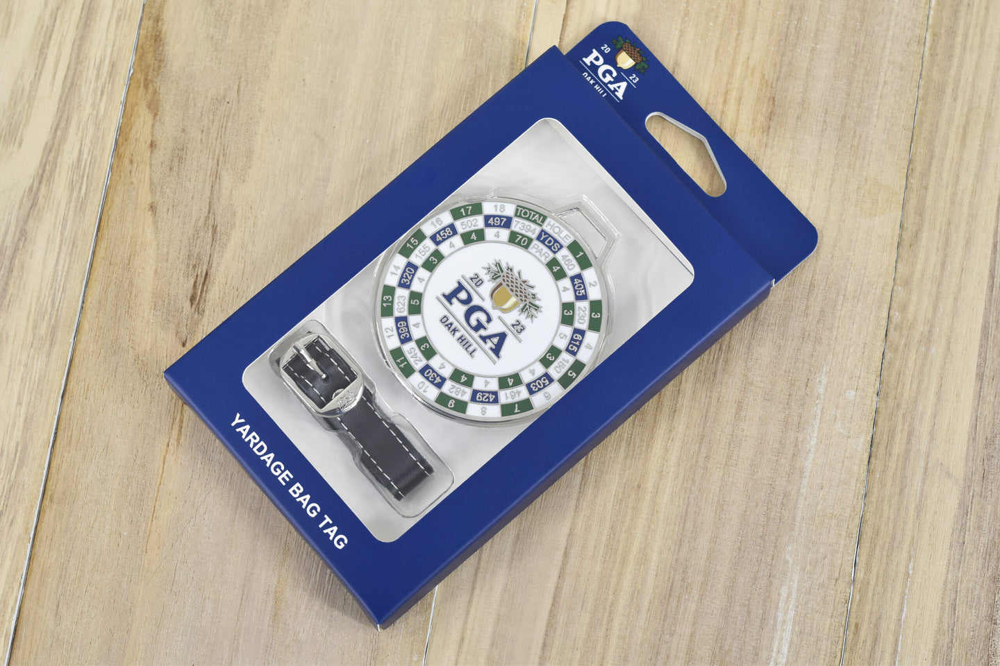 2023 PGA Championship Oak Hill Yardage Bag Tag