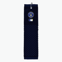 Milwaukee Brewers Cross Tri-Fold Towel (Navy)