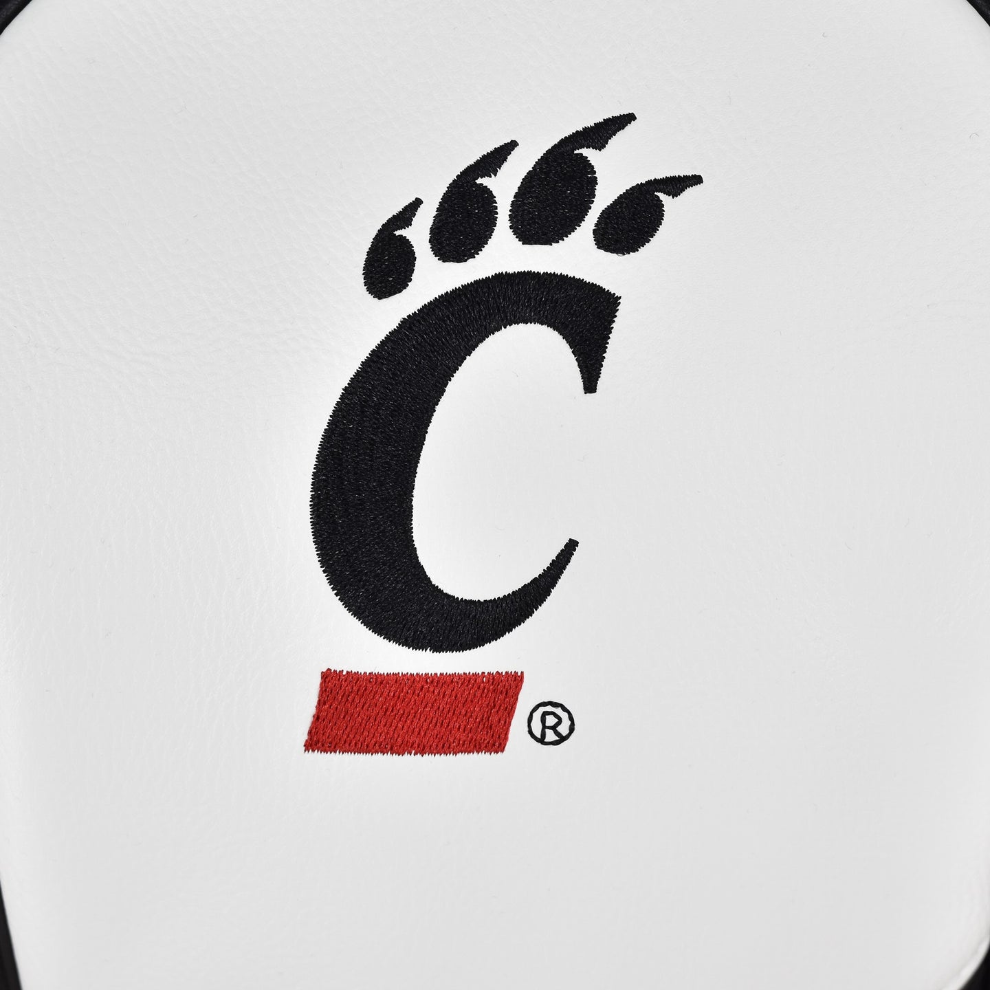 University of Cincinnati Bearcats Heritage College Wood Covers (White/Black)