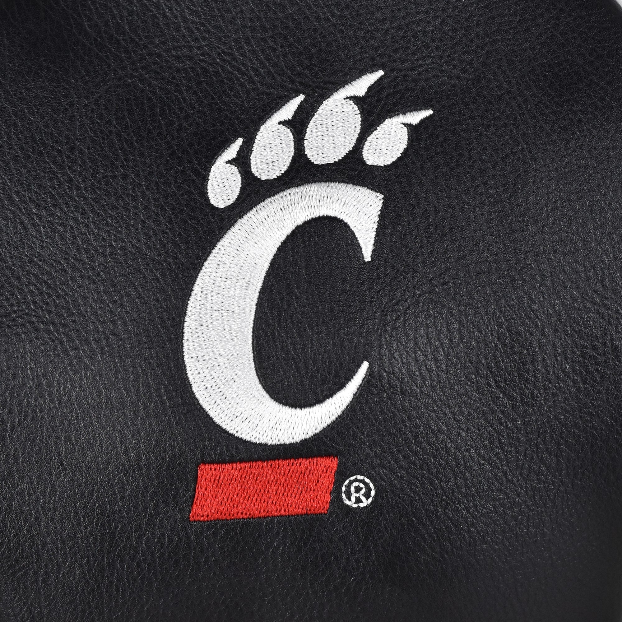 University of Cincinnati Bearcats Heritage College Wood Covers (Black/White)