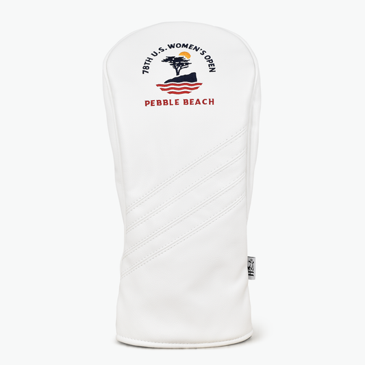 2023 U.S. Women's Open Pebble Beach Track Driver Cover (White)