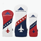 Folds of Honor Elite Vintage College Wood Covers (Red, White & Blue)