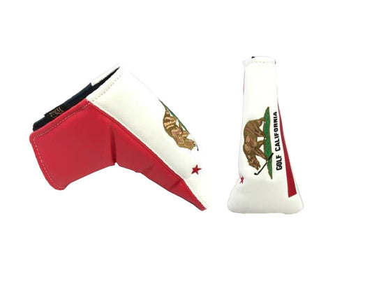 Golf California Horizon Blade Putter Cover (Red/White/Blue)