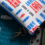 Battleship Zip Valuables Pouch