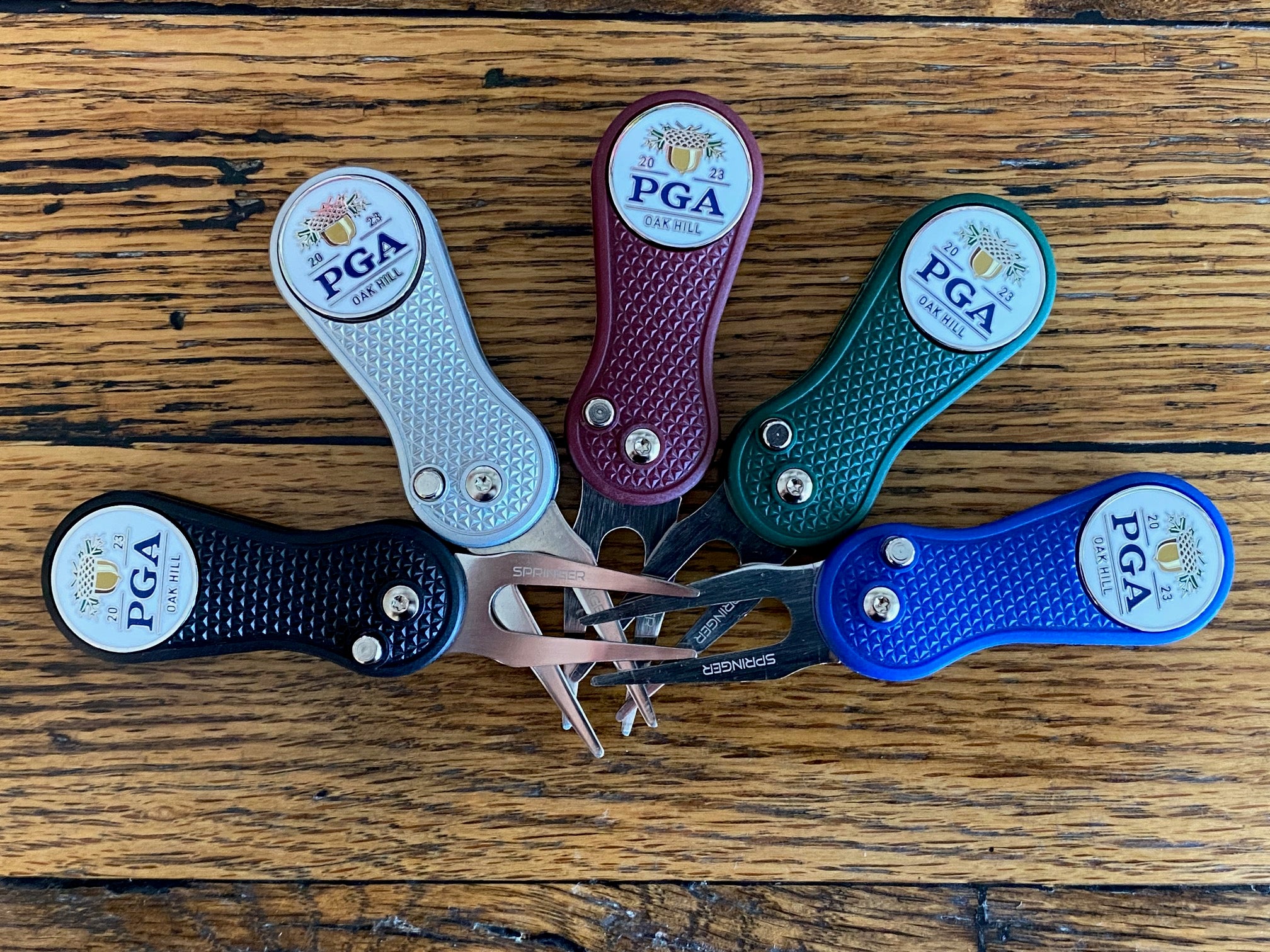 2023 PGA Championship Springer Divot Tools with BM (5 colors)