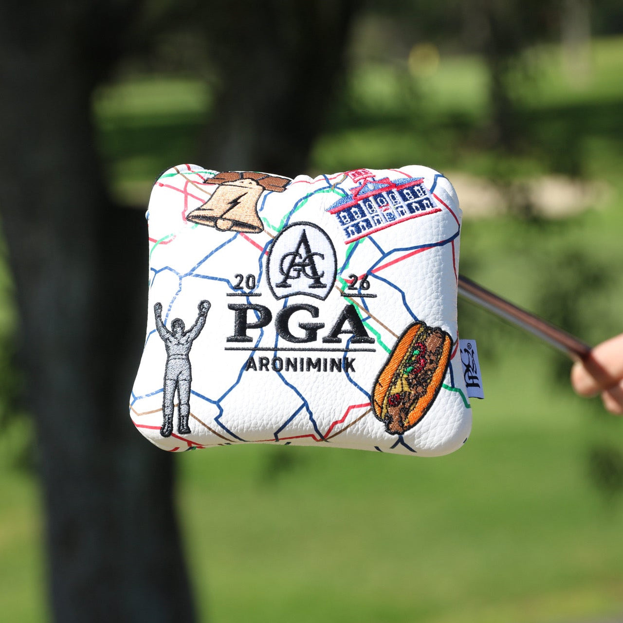 2026 PGA Championship Roadmap Vintage Mallet Putter Cover
