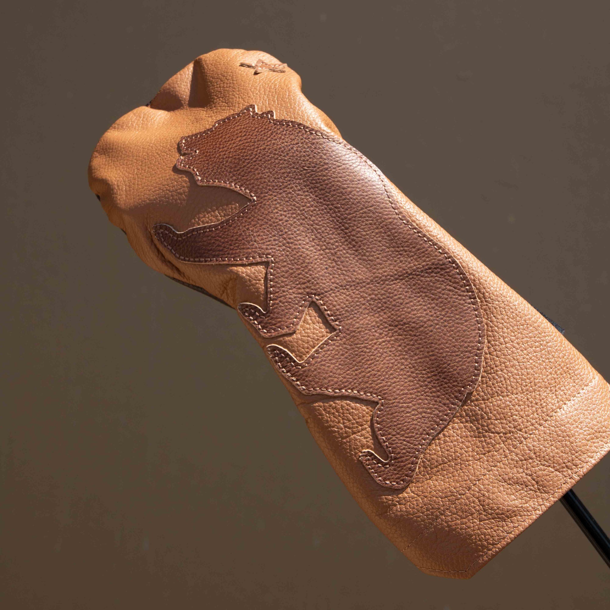California Flag Driver Cover (Tuscany Leather)