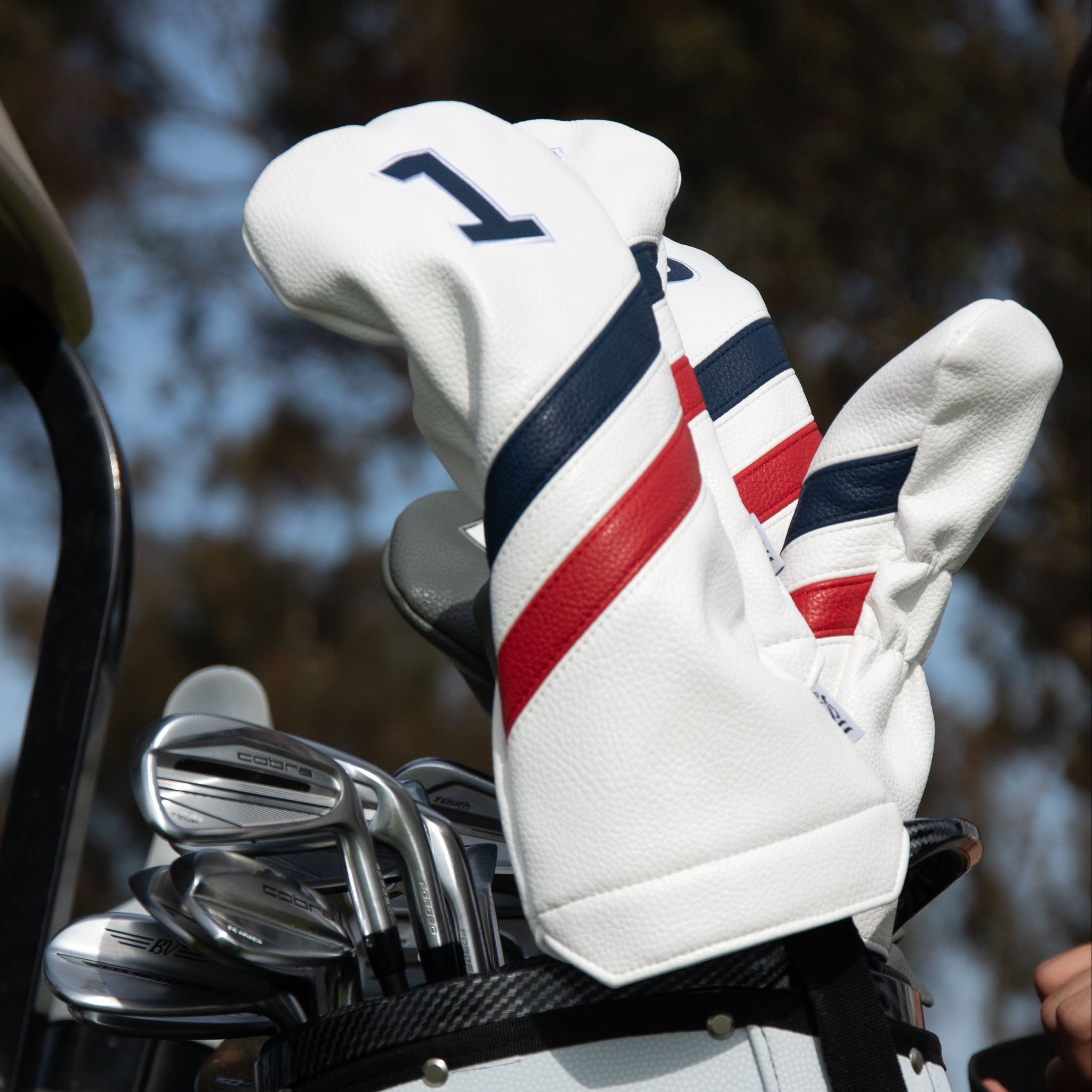 PRG Customs White Driver Cover