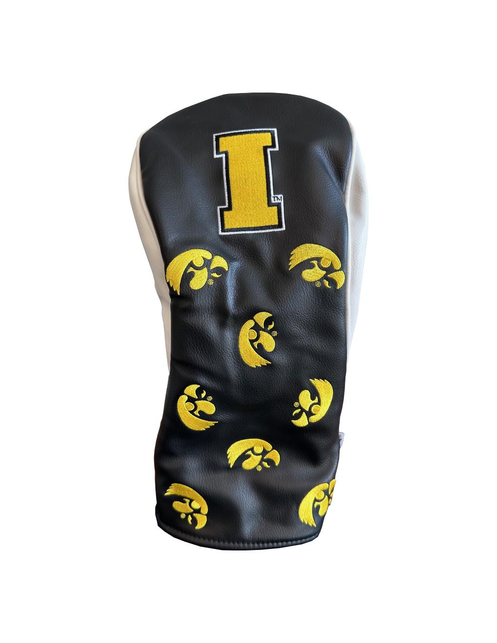 University of Iowa Hawkeye's Studio Wood Covers (Black/White)