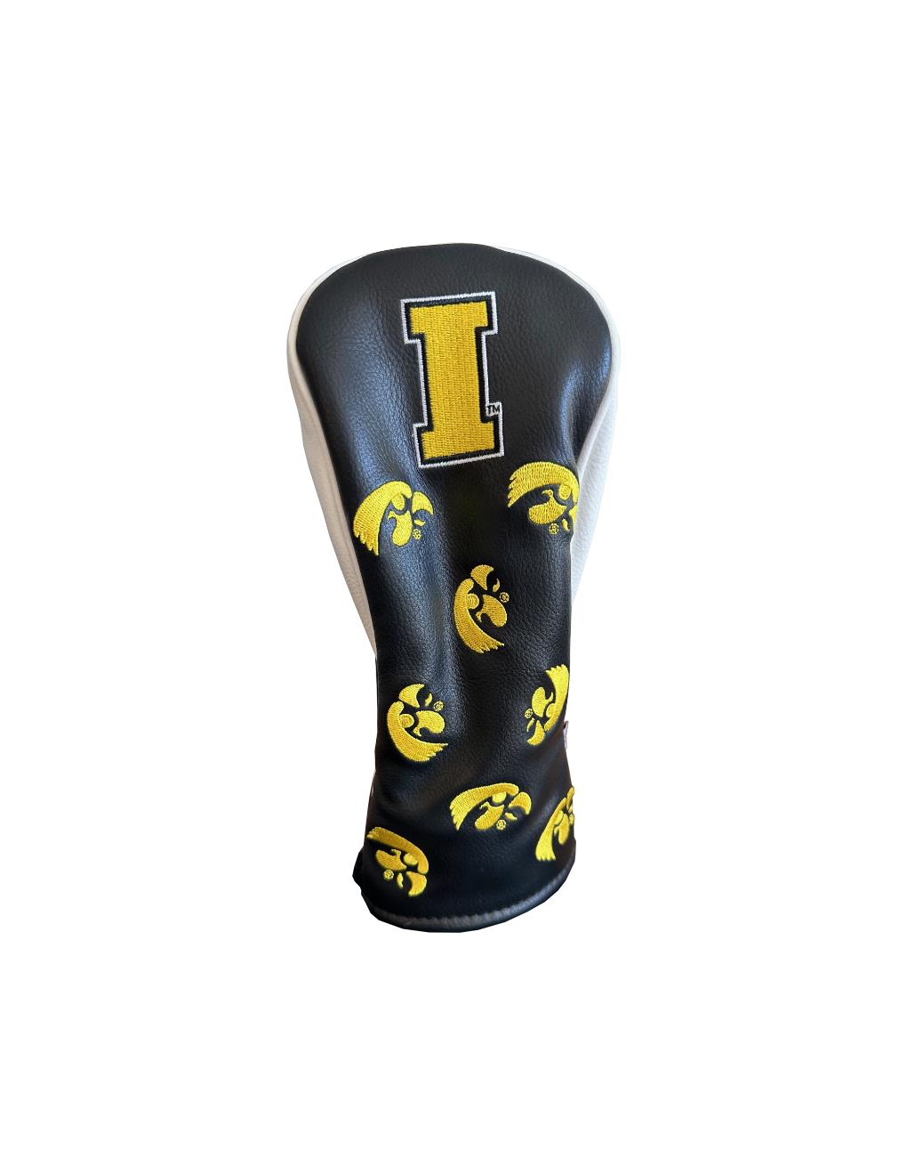 University of Iowa Hawkeye's Studio Wood Covers (Black/White)
