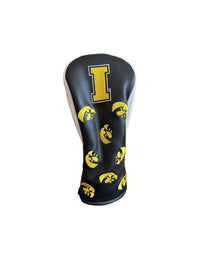 University of Iowa Hawkeye's Studio Wood Covers (Black/White)