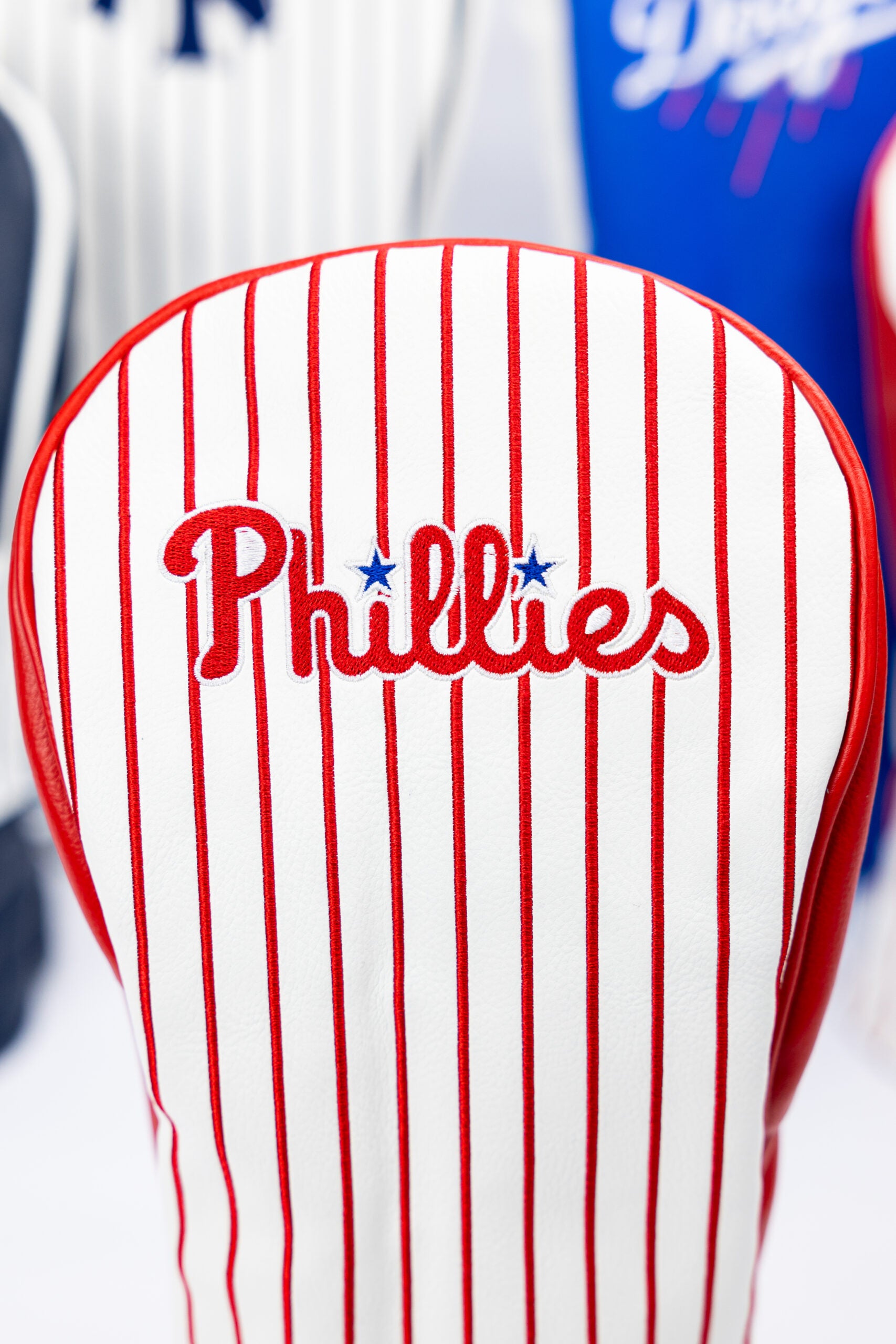 Philadelphia Phillies Headcovers (White/Red Pinstripe)