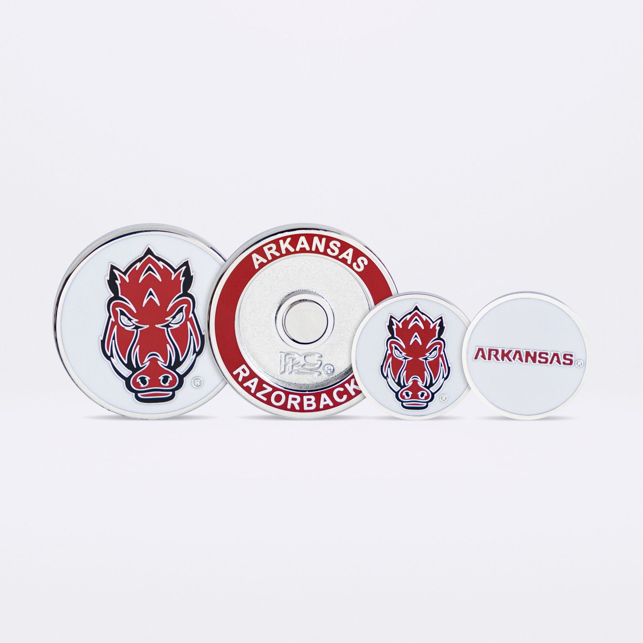 University of Arkansas Duo Ball Markers (Black or White)