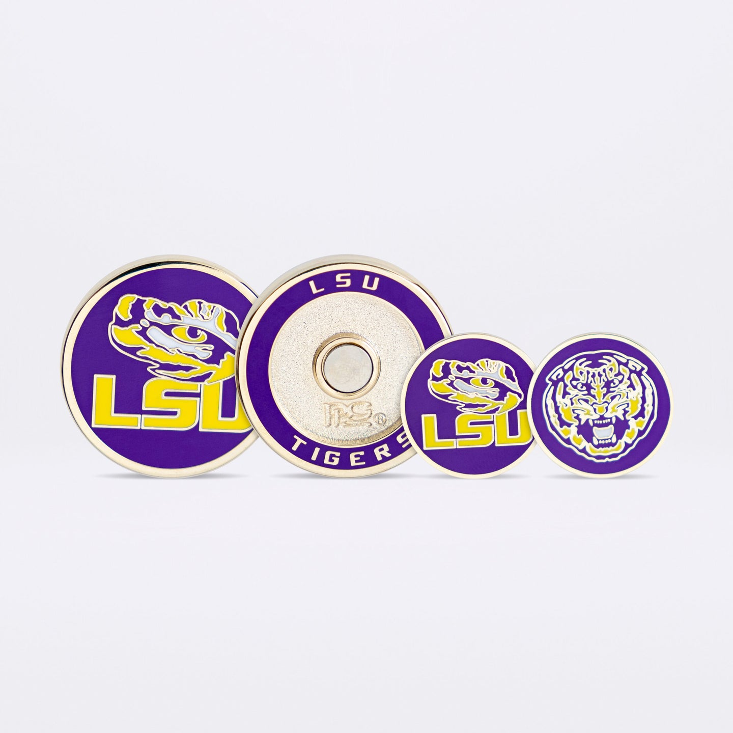 LSU Tigers Duo Ball Marker (Purple or White)