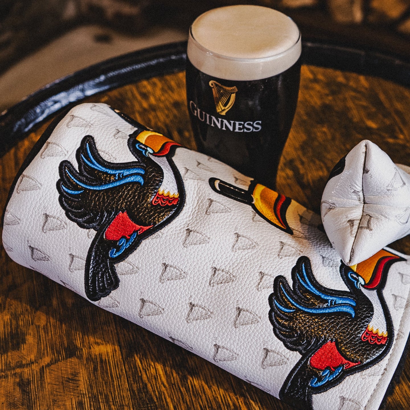 Guinness Toucan Barrel Headcovers