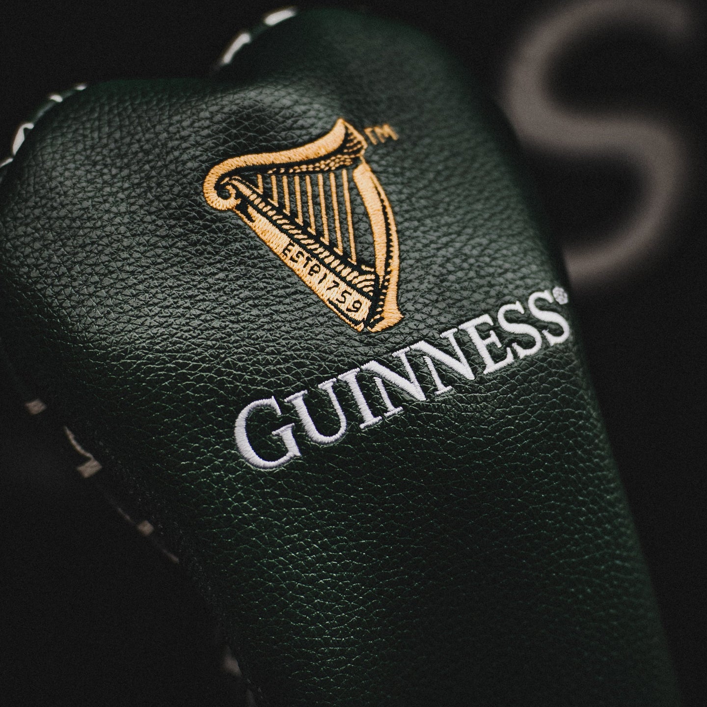 Guinness Pint Pattern Driver Cover