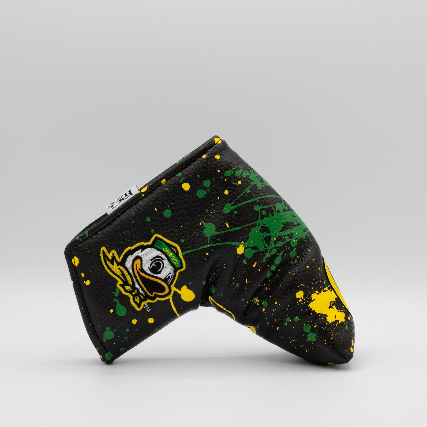 University of Oregon Paint Splash Blade Putter Cover