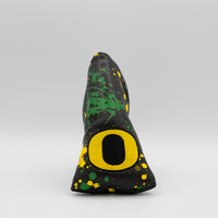 University of Oregon Paint Splash Blade Putter Cover