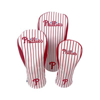Philadelphia Phillies Headcovers (White/Red Pinstripe)