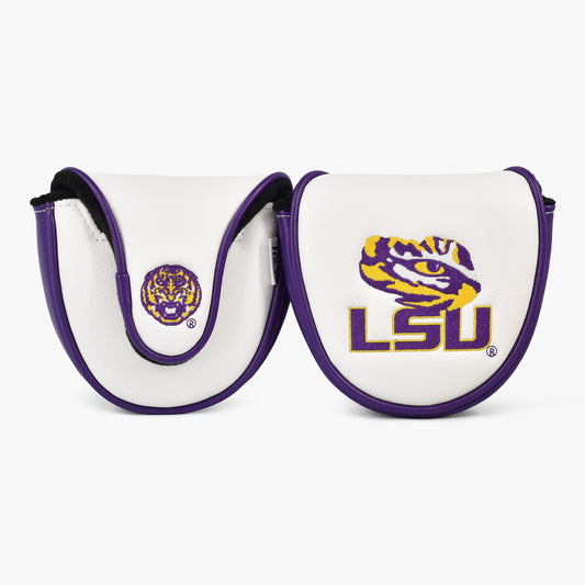 LSU Tigers Studio Mallet Putter Cover (White)