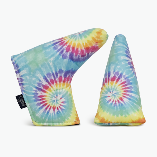 Retro Tie-Dye Blade Putter Cover