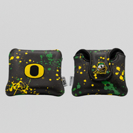 University of Oregon Paint Splash Mallet Putter Cover