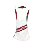 University of Arkansas Razorbacks Headcovers (White) | NCAA Licensed