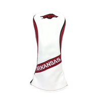 University of Arkansas Razorbacks Headcovers (White) | NCAA Licensed